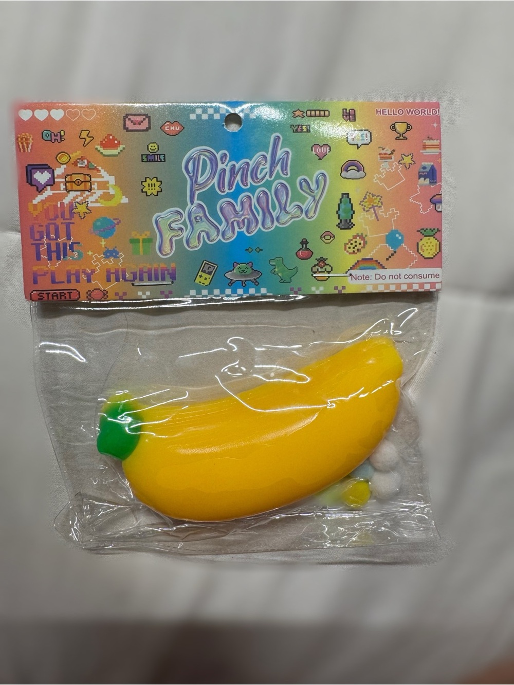 NEW & Sealed- Banana Taba Squishy 🍌